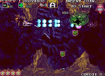 Darius Gaiden - Silver Hawk (Extra Version) [Official Hack] screen shot game playing